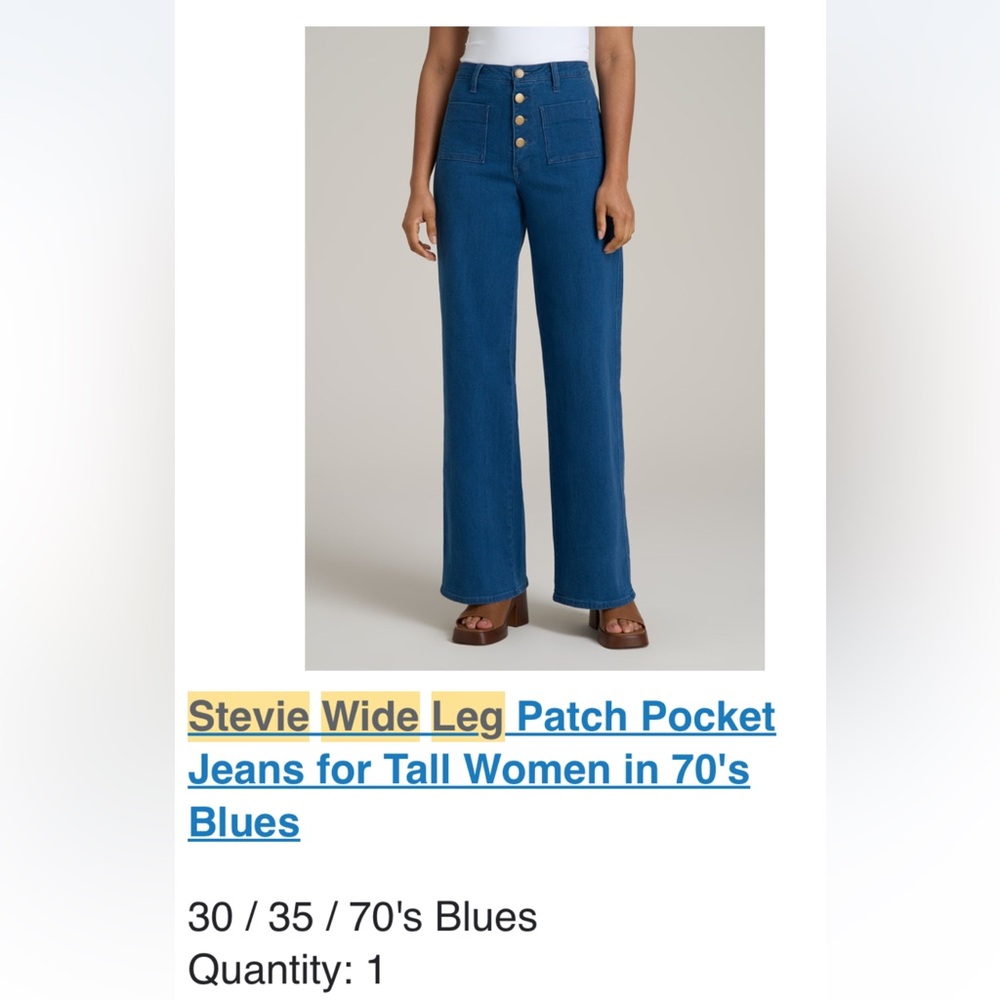 Stevie Flare High-Waist Jeans in Deep Blue